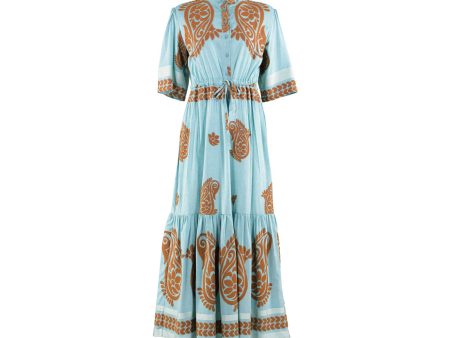 Beye Women s Turquoise Green Long Dress For Sale