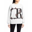 Replay Women s Oversized Sweatshirt with Print Discount