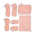 Mosafer Bag-smart Polyester Pink Packing Cubes, Size: 38X30X2.5cm on Sale