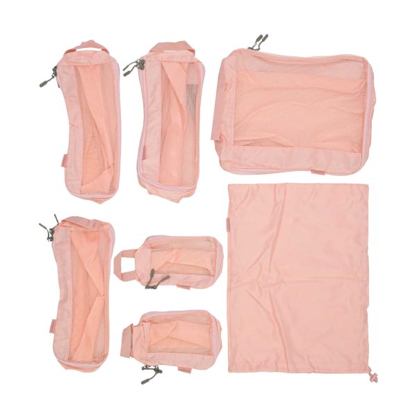 Mosafer Bag-smart Polyester Pink Packing Cubes, Size: 38X30X2.5cm on Sale