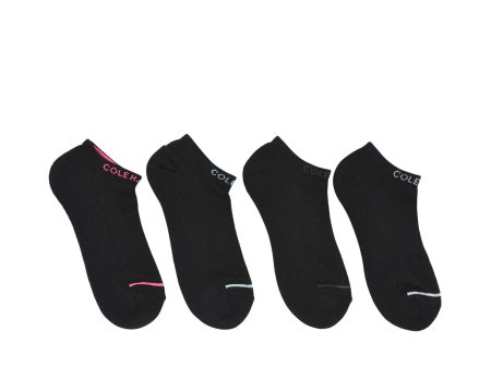 Cole Haan Women s Black Socks Set of 6 Online now