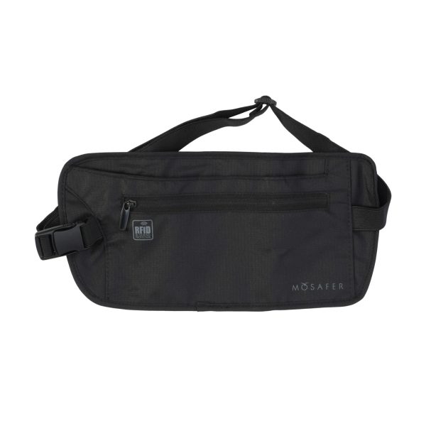 Mosafer Black Security Waist Rfid-Pouch Supply