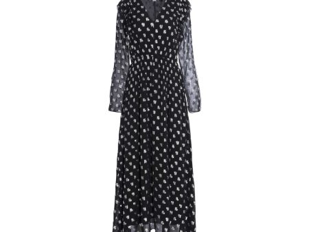 Karl Lagerfeld Women s Black Long Dress Hot on Sale