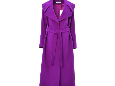 Black By Mz Women s Magenta Coat With Belt For Sale