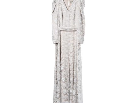 Velvety Couture Women s Arena Cream Long Dress Online now