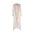 Amore Mio By Hitu Women s White With Embroidery & Embellishment Abaya on Sale