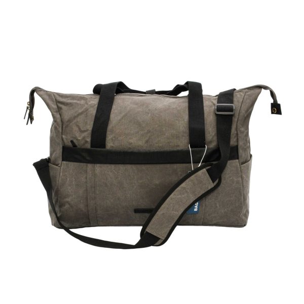 Mosafer Bag-smart Light Grey Duffle Canvas, Size: 51X33X23cm Online