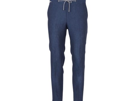 Corneliani Men s  China Blue Trouser For Discount