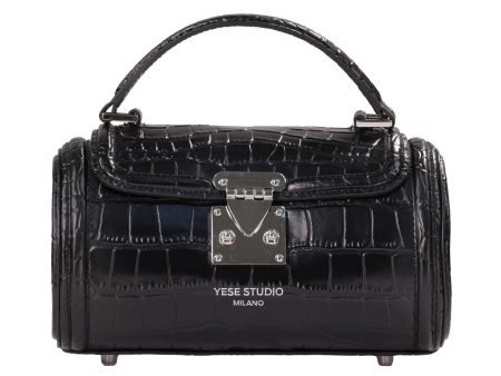 Yese Studio Women s Jennie Black Cocco Long Crossbody Bag, Size: 20cm X 12cm X 12cm Sale