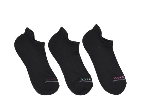 Cole Haan Women s Black Socks Set of 6 For Discount