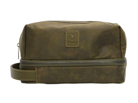 Mosafer Men s Seasonal Olive Toiletry, Size: 25X13X14cm Online Hot Sale