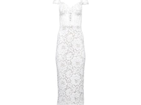 Zeena Zaki Women Long White Dress Online