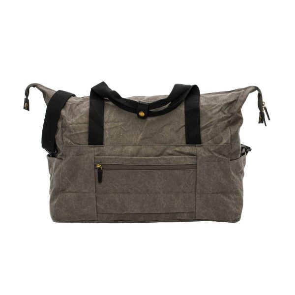 Mosafer Bag-smart Light Grey Duffle Canvas, Size: 51X33X23cm Online