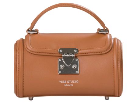 Yese Studio Women s Jennie Caramel Long Crossbody Bag, Size : 20cm X 12cm X 12cm Discount