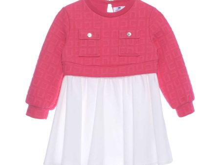 Elisabetta Franchi Kids Baby Girl s Pink & White Dress on Sale