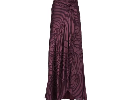 Alberta Ferretti Women s Bordeaux Skirt Fashion