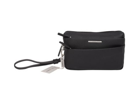 Cerruti Men s Black Clutch Bag One Size For Sale