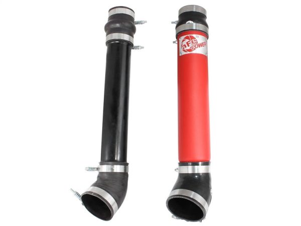 aFe Bladerunner Intercooler Tube Cold Side 3.5in 94-02 Dodge Trucks 5.9L - Red Online Sale