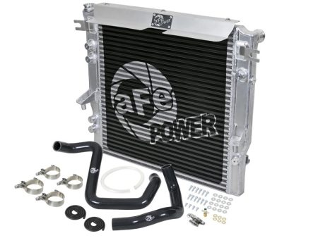 aFe BladeRunner GT Series Bar and Plate Radiator w  Black Hoses 12-18 Jeep Wrangler (JK) V6 3.6L Online