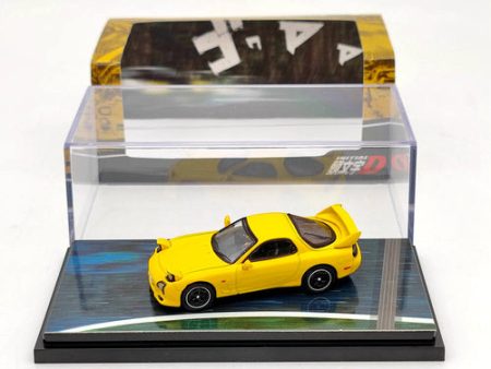 Hobby Japan 1 64 Mazda RX-7 FD3S Project D Keisuke Takahashi Diorama Set HJ643007AD Diecast Model Car For Discount