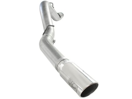 aFe Atlas Exhaust 5in DPF-Back Al Steel 11-13 GM Diesel Trucks V8-6.6L (td) LML (Pol Tip) Sale