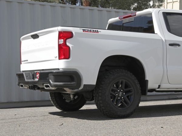 aFe Gemini XV 4in to Dual 3in 304 SS Cat-Back Exhaust w  Cutout 19-21 GM Silverado Sierra V8-6.2L Cheap