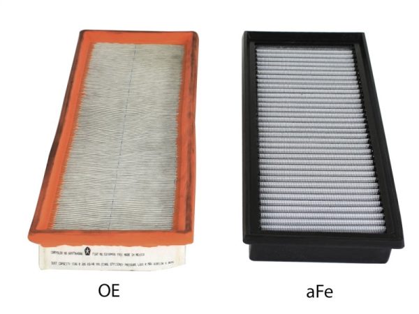 aFe MagnumFLOW OEM Replacement Air Filter Pro DRY S 12-14 Fiat 500 L4 1.4L For Discount