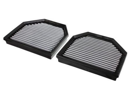 aFe MagnumFLOW OEM Replacement Air Filter PRO Dry S 2015 BMW M3 M4 (F80 F82) 3.0L S55 (tt) Qty. 2 Cheap