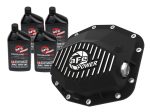 aFe POWER 21-22 Ram1500 TRX Hemi V8 6.2L PRO Series Rear Diff Cover Black w Machined Fins & Gear Oil Online Sale