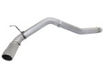 aFe Atlas Exhaust 5in DPF-Back Exhaust Aluminized Steel 2016 Nissan Titan XD V8-5.0L w  Polished Tip Hot on Sale