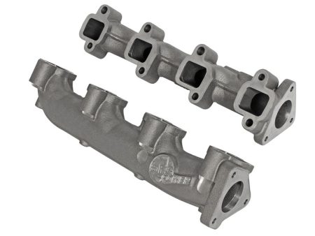 aFe Power BladeRunner Ported Ductile Iron Exhaust Manifold 01-16 GM Diesel Trucks V8-6.6L (td) Online now