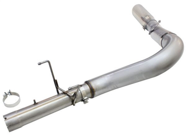 aFe MACHForce XP Exhaust Large Bore 5in DPF-Back Alu. 13-15 Dodge Trucks L6-6.7L (td) *Polish Tip Online Hot Sale