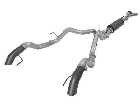 aFe MACH Force-Xp Cat-Back Exhaust w Dual Hi-Tuck Tips Black 17-18 Ford F-150 Raptor V6-3.5L (tt) Supply