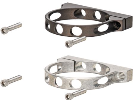 Wilwood Single Aluminum Reservoir Lightweight Bracket w  Mounting Screws - Billet Hot on Sale