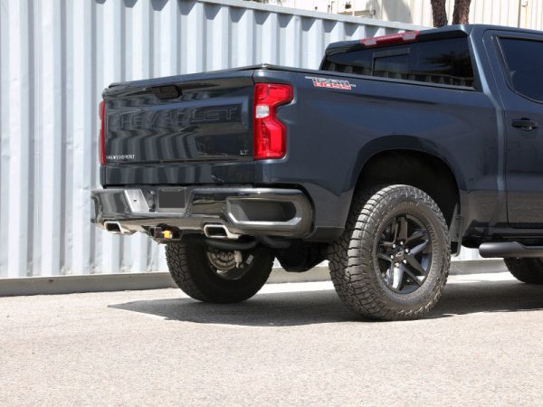 aFe Gemini XV 3in 304 SS Cat-Back Exhaust w  Cutout 19-21 GM Silverado Sierra 1500 V8 Online Sale