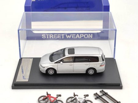 1:64 Street Weapon Honda Odyssey Silver Limited 500 Diecast Model Car Collection Cheap