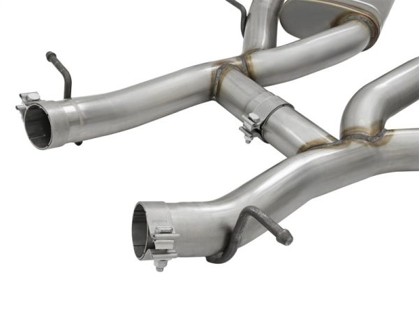 aFe MACHForce XP 3in 304 SS Axle-Back Exhaust Dual Exhaust (NPP) w  Black Tips 16-17 Camaro SS V8 For Discount