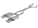 aFe MACHForce XP 3in 304 SS Cat-Back Dual Mode Exhaust w  Polished Tips 16-17 Cadillac ATS-V V6-3.6L Hot on Sale