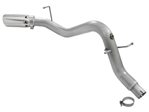 aFe LARGE BORE HD 3.5in DPF-Back Alum Exhaust w Polished Tip 2016 GM Colorado Canyon 2.8L (td) For Discount