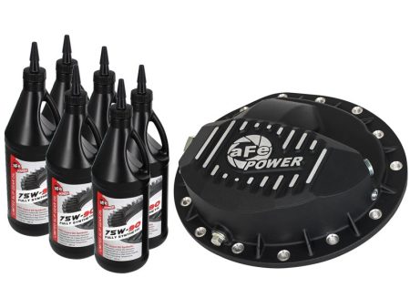 aFe Power Cover Diff Front Machined w  75W-90 Gear Oil Dodge Diesel Trucks 03-11 L6-5.9 6.7L Online