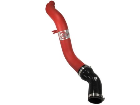 aFe BladeRunner Intercooler Tube Hot Side 3in Ram 1500 14-15 EcoDiesel V6-3.0L (td) - Red Hot on Sale