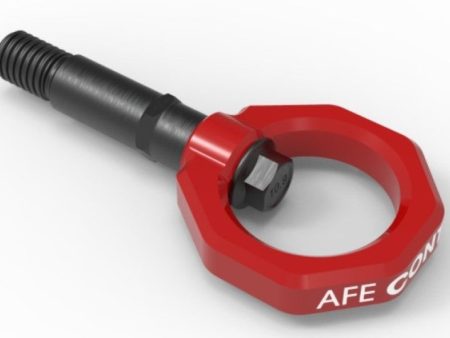 aFe Control Rear Tow Hook Red 20-21 Toyota GR Supra (A90) Discount