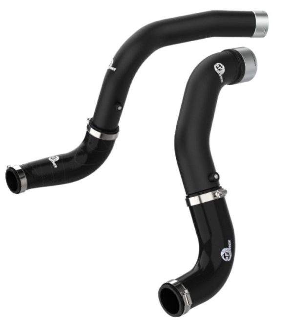 aFe BladeRunner Black 3in Intercooler Hot & Cold Side Pipe Kit 20-21 Jeep Wrangler V6-3.0L (td) Sale