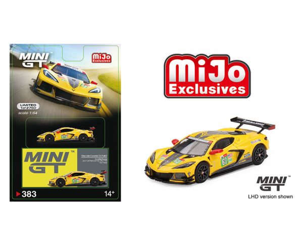 Mini GT 1:64 Chevrolet Corvette C8.R #63 Corvette Racing 2021 Le Mans 24 Hrs GTE PRO 2nd Place -Mijo Exclusives Discount