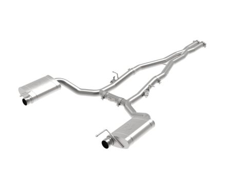 aFe MACH Force-Xp 3in 304 SS Cat-Back Exhaust 15-20 Dodge Charger Hellcat V8-6.2L (sc)   392 V8-6.4L Hot on Sale