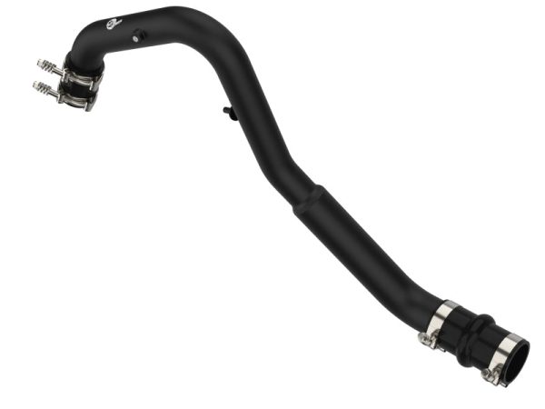 aFe Bladerunner Intercooler Hot Charge Pipe Black 2-2.5in 2021+ Ford F-150 V6-2.7L (tt) on Sale