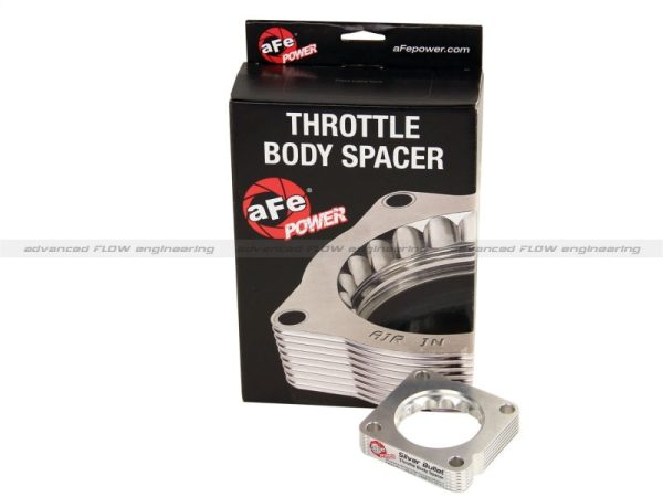 aFe Silver Bullet Throttle Body Spacer 12 Honda Civic Si    08-12 Honda Accord   09-12 Acura TSX For Discount