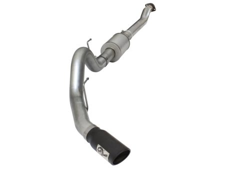 aFe Atlas Exhausts 4in Cat-Back Aluminized Steel Exhaust Sys 2015 Ford F-150 V6 3.5L (tt) Black Tip Sale