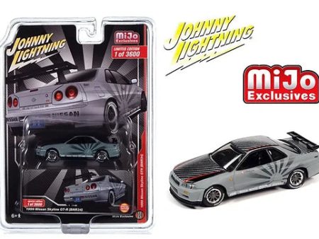 Johnny Lightning 1:64 1999 Nissan Skyline GT-R (BNR34) Rising Sun Mijo Exclusive For Discount