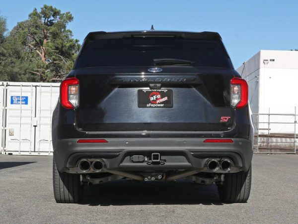 aFe MACH Force-Xp 2.5in. 304 SS C B Exhaust 20-21 Ford Explorer V6-3.0L - Polished Tip Supply